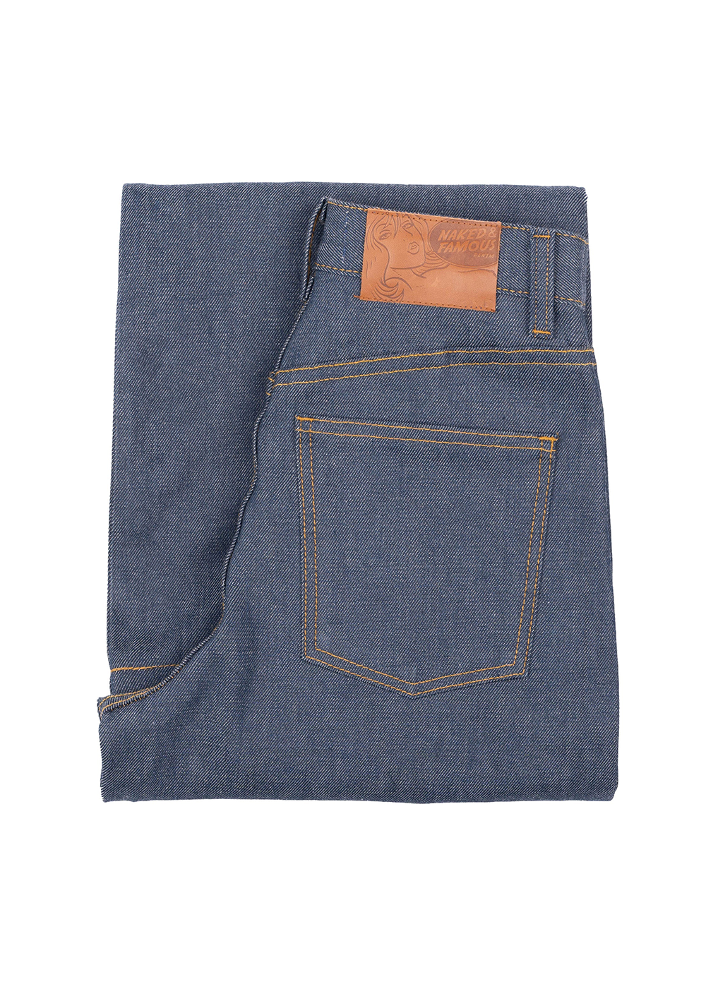 Wide Wild West - Natural Indigo - Naked and Famous Denim Canada - Danali
