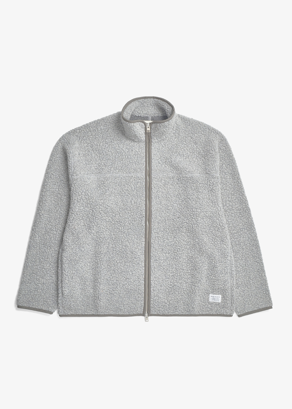 Bjorn Sherpa Wool Fleece Jacket - Grey Melange - Norse Projects Canada - Danali