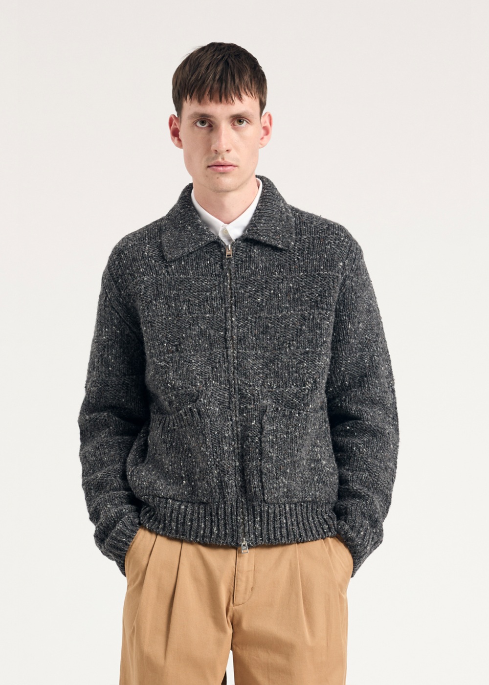 Erik Donegal Diamond Jacket - Charcoal Grey - Norse Projects Canada - Danali