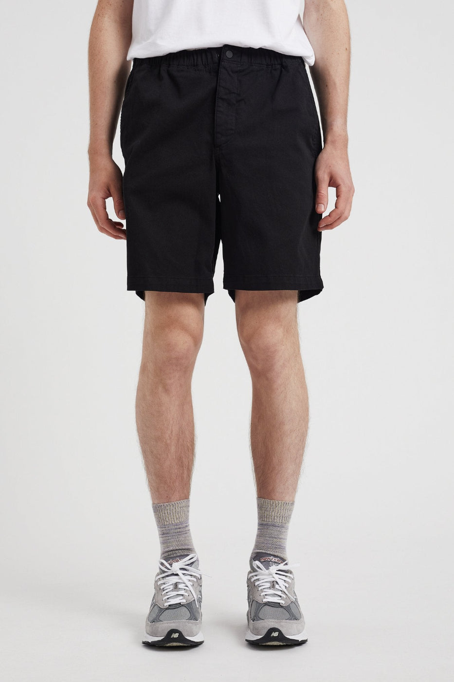 Ezra Relaxed Organic Stretch Twill Short - Black - Norse Projects Canada - Danali