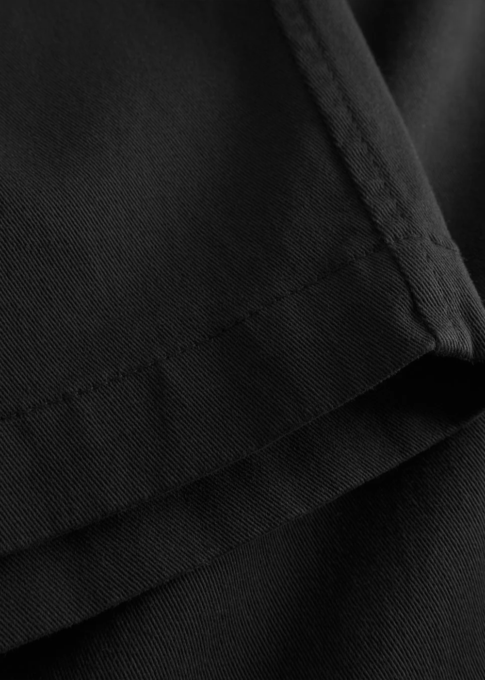 Ezra Relaxed Organic Stretch Twill Short - Black - Norse Projects Canada - Danali