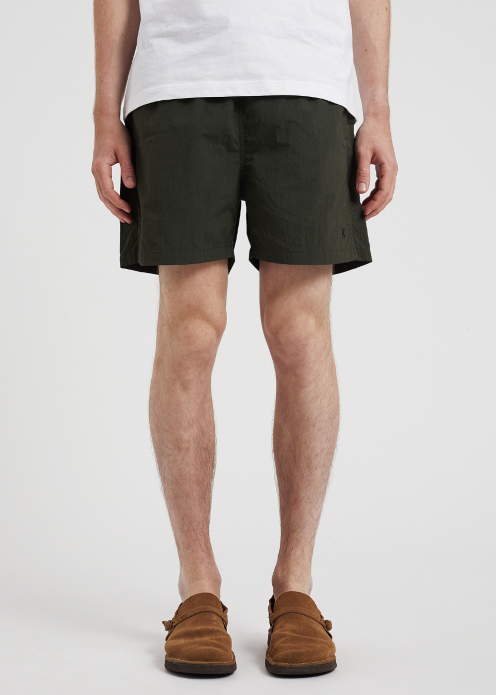 Hauge Recycled Nylon Swimmers - Black Olive - Norse Projects Canada - Danali