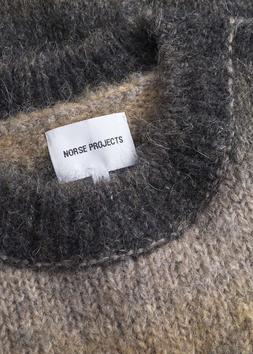 Jonas Gradient Alpaca Sweater - Utility Khaki - Norse Projects Canada - Danali