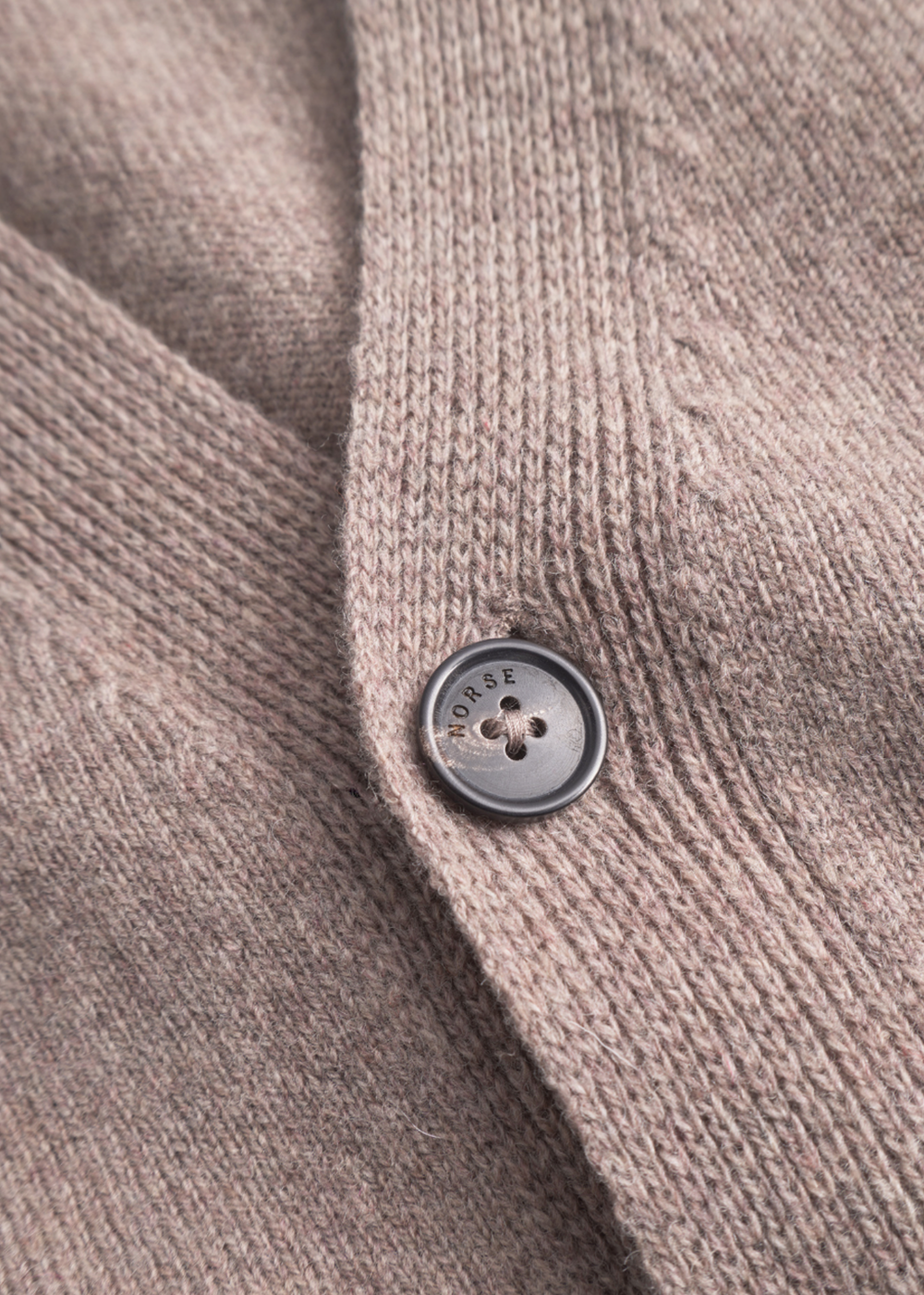 Norse Standard Merino Lambswool Cardigan - Clay - Norse Projects Canada - Danali