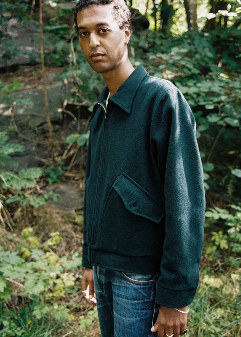 Blake Wool Jacket - Racing Green - Nudie Jeans Canada - Danali