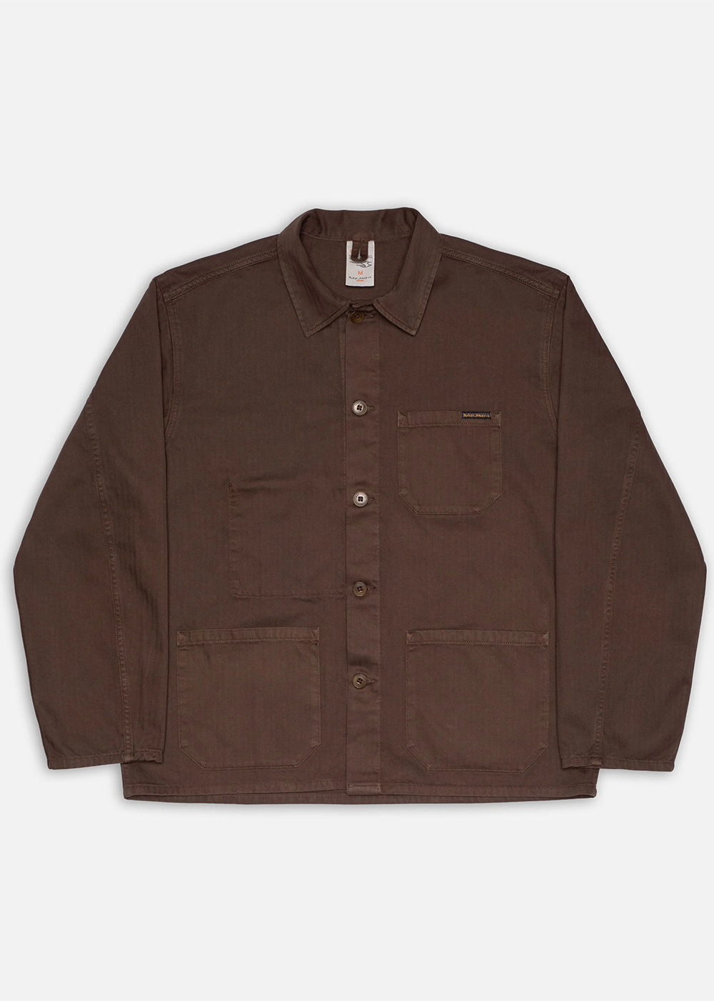 Buddy Herringbone Chore Jacket - Walnut - Nudie Jeans Canada - Danali