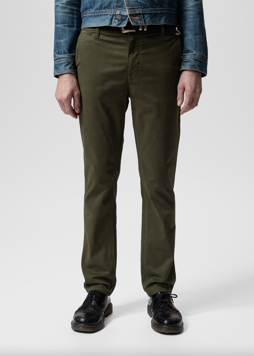 Easy Alvin Chino - Olive - Nudie Jeans Canada - Danali