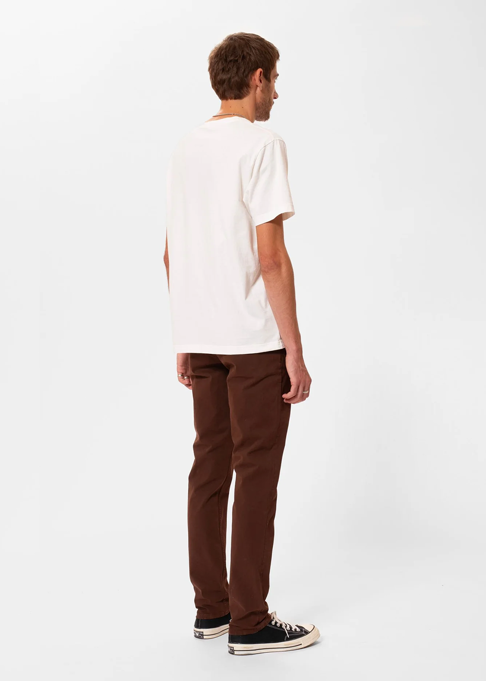 Easy Alvin Chino Pant - Washed Brown - Nudie Jeans Canada - Danali