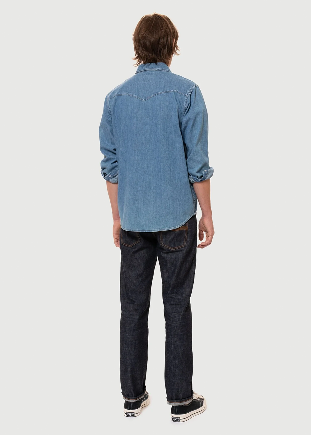 George Another Kind Of Blue Denim Shirt - Denim - Nudie Jeans Canada - Danali