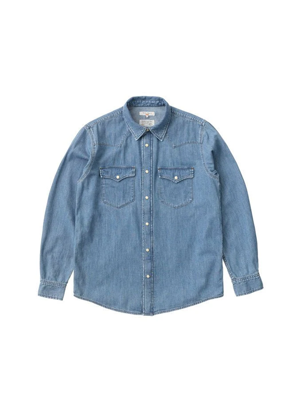 George Another Kind Of Blue Denim Shirt - Denim - Nudie Jeans Canada - Danali