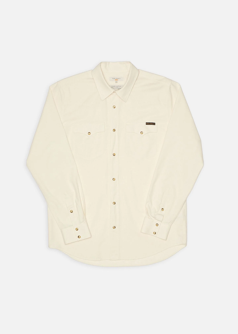 George Chambray Western Shirt - Ecru - Nudie Jeans Canada - Danali
