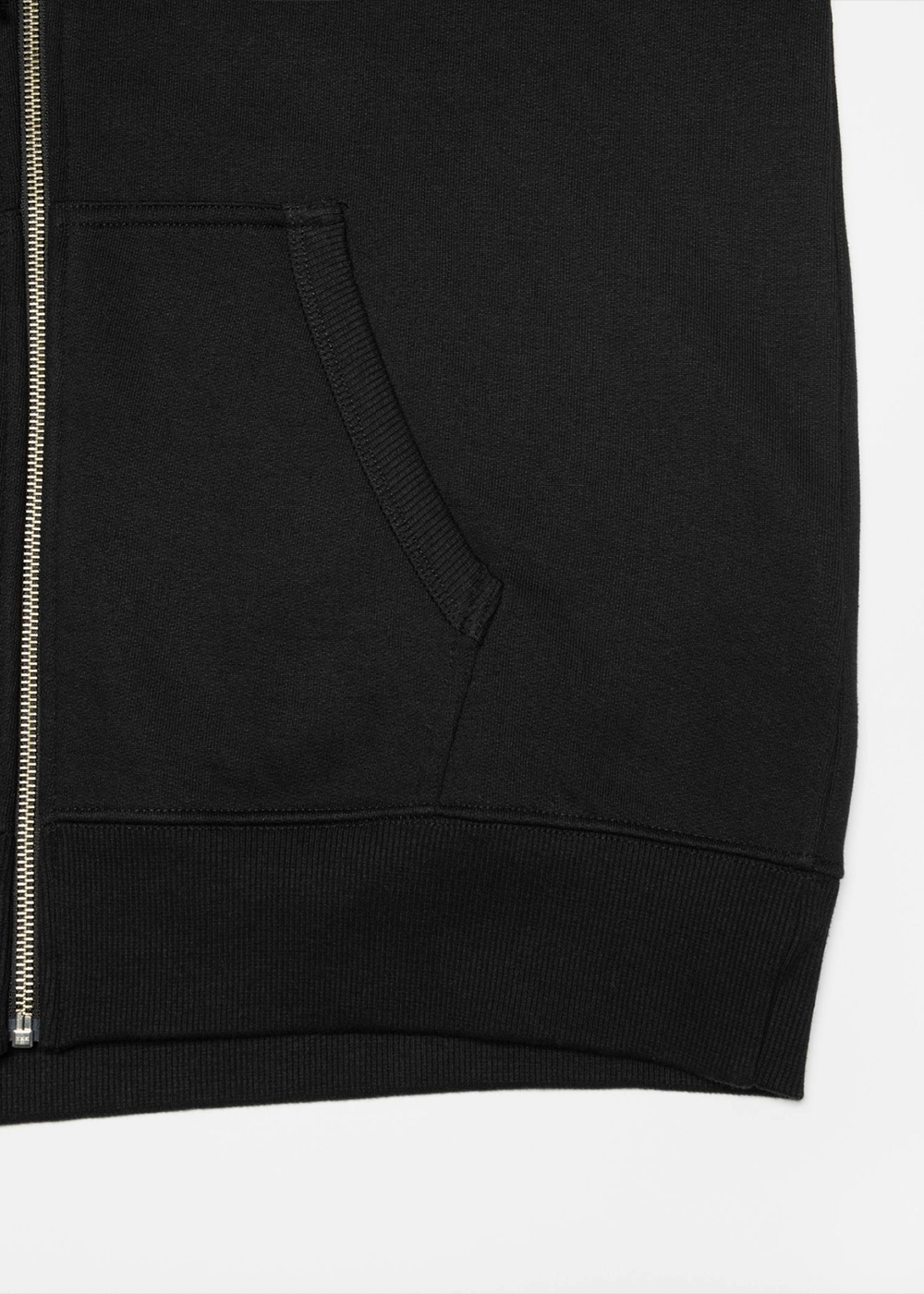 Gunde Logo Zip Hoodie - Black - Nudie Jeans Canada - Danali