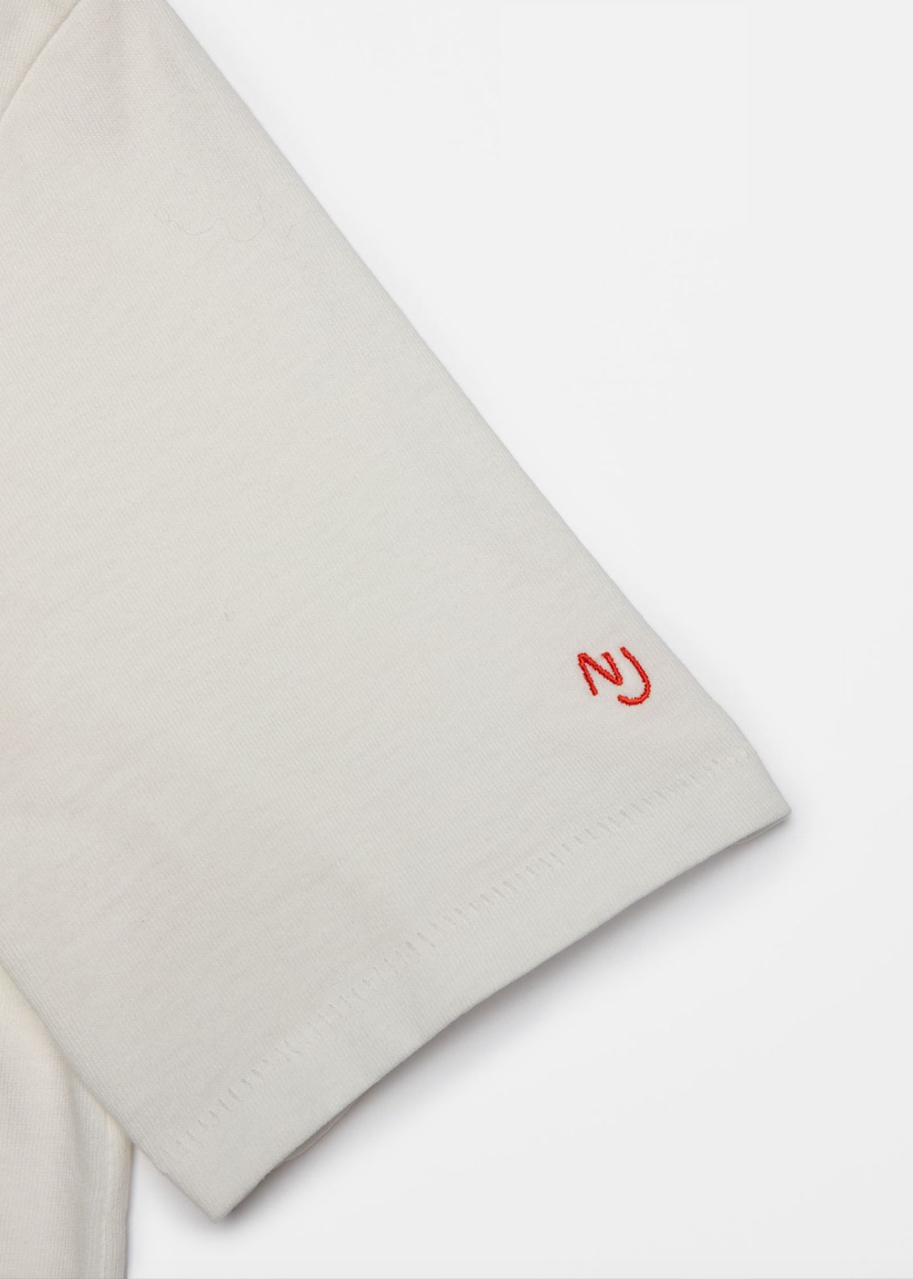 Joni Solid T-Shirt - Off White - Nudie Jeans Canada - Danali