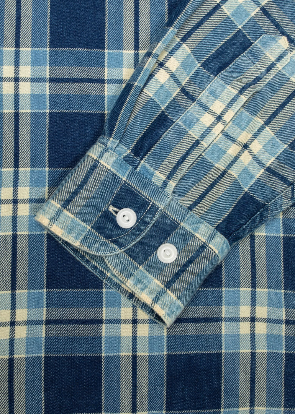 Julian Worker Shirt Checked - Indigo - Nudie Jeans Canada - Danali