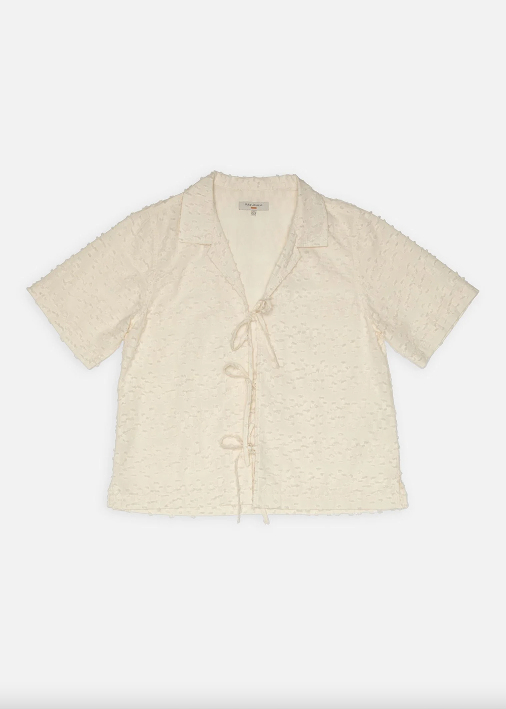 Moa Tie Fringe Shirt - Off White - Nudie Jeans Canada - Danali