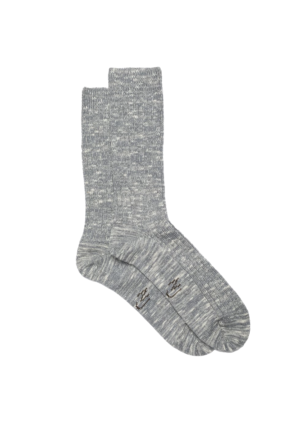 Rasmusson Rib Sock - Grey Melange - Nudie Jeans Canada - Danali