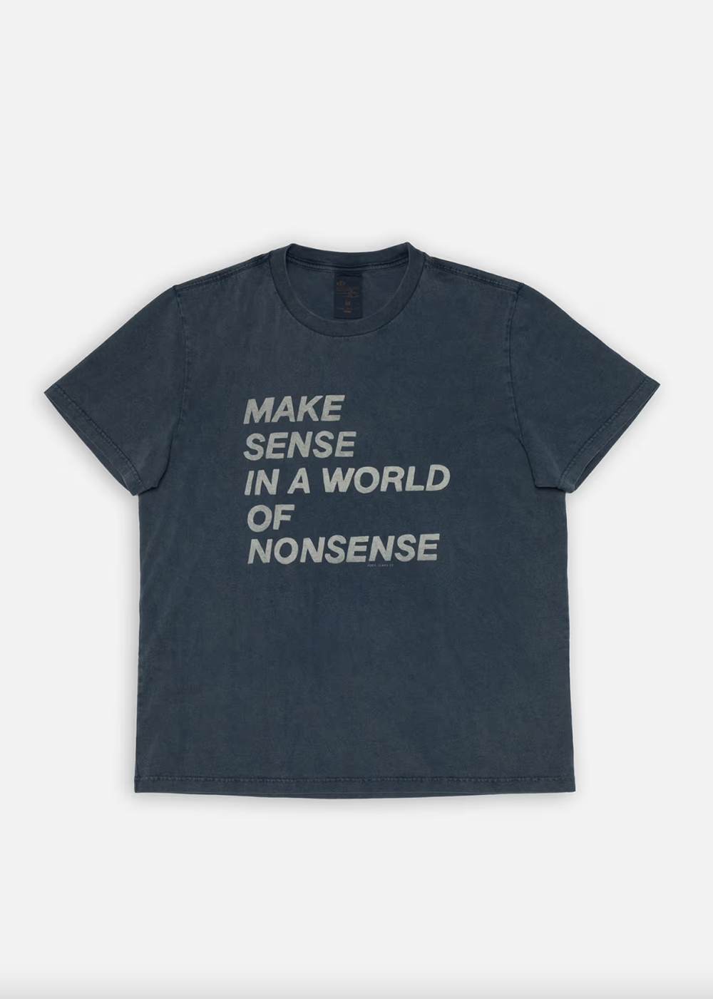 Roy Make Sense T-Shirt - Blue - Nudie Jeans Canada - Danali