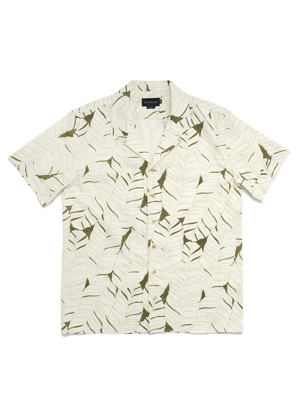 Banana Leaf Fleck SS Havana Shirt - Outclass Canada - Danali