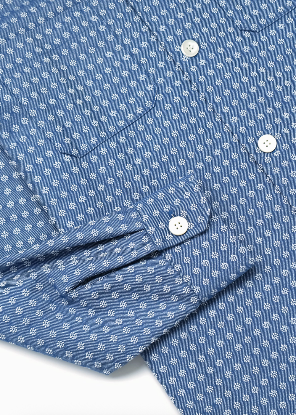 Blue Jay Jacquard Denim Club Shirt - Outclass Canada - Danali