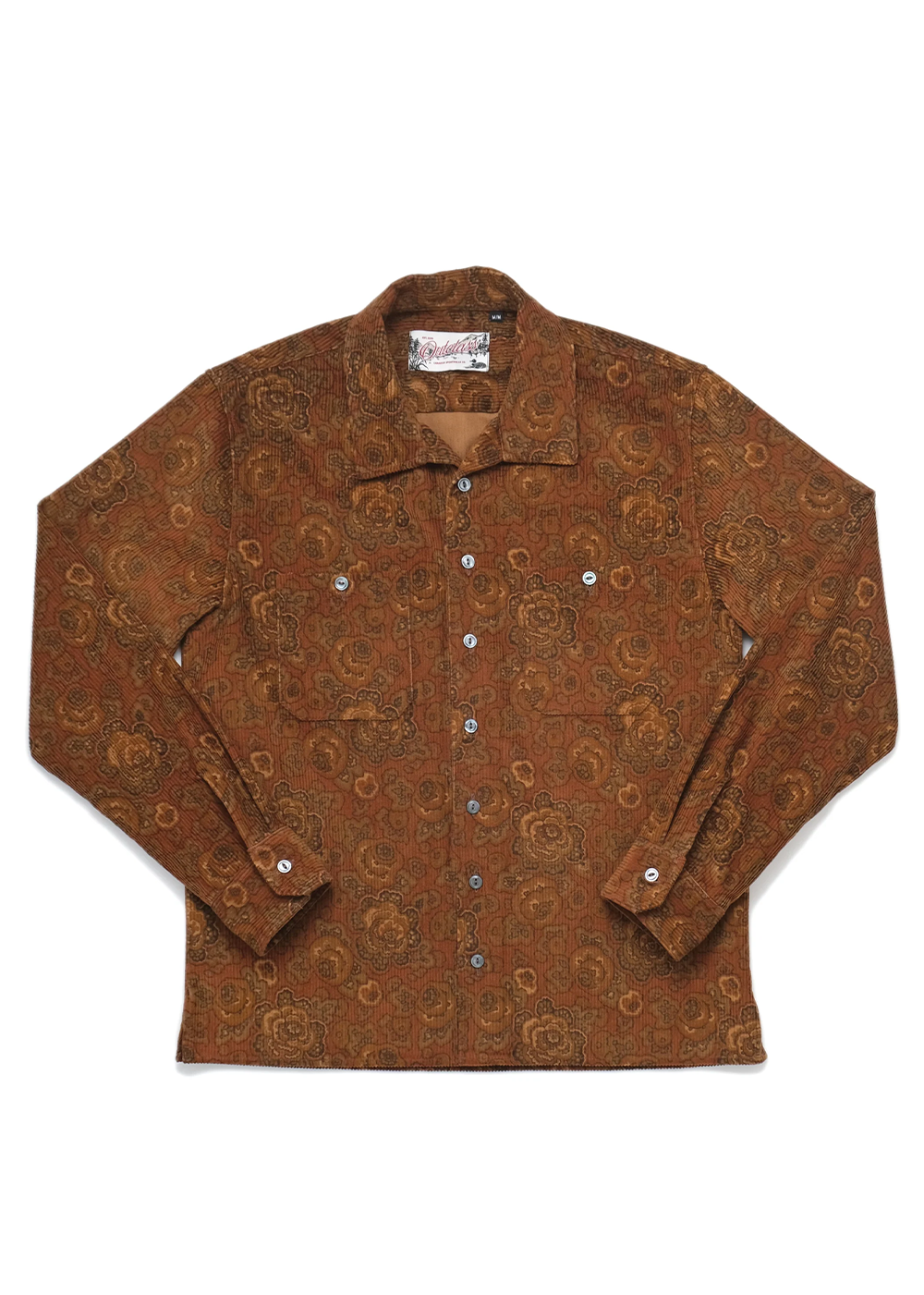 Printed Corduroy Club Shirt - Bronze - Outclass Canada - Danali