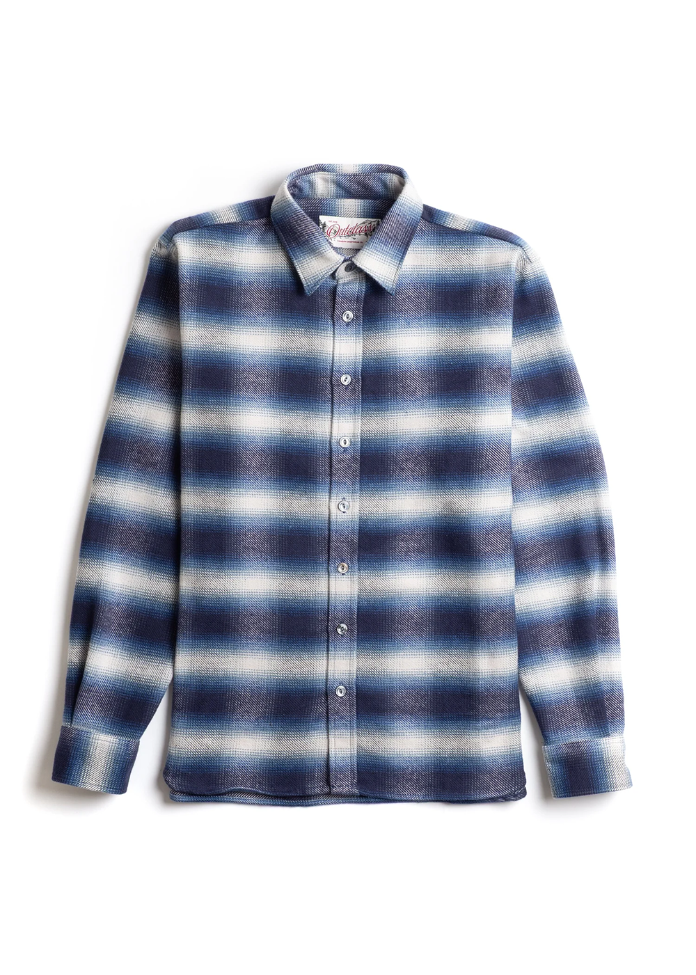 Shadow Plaid Blanket Easy Shirt - Blue - Outclass Canada - Danali