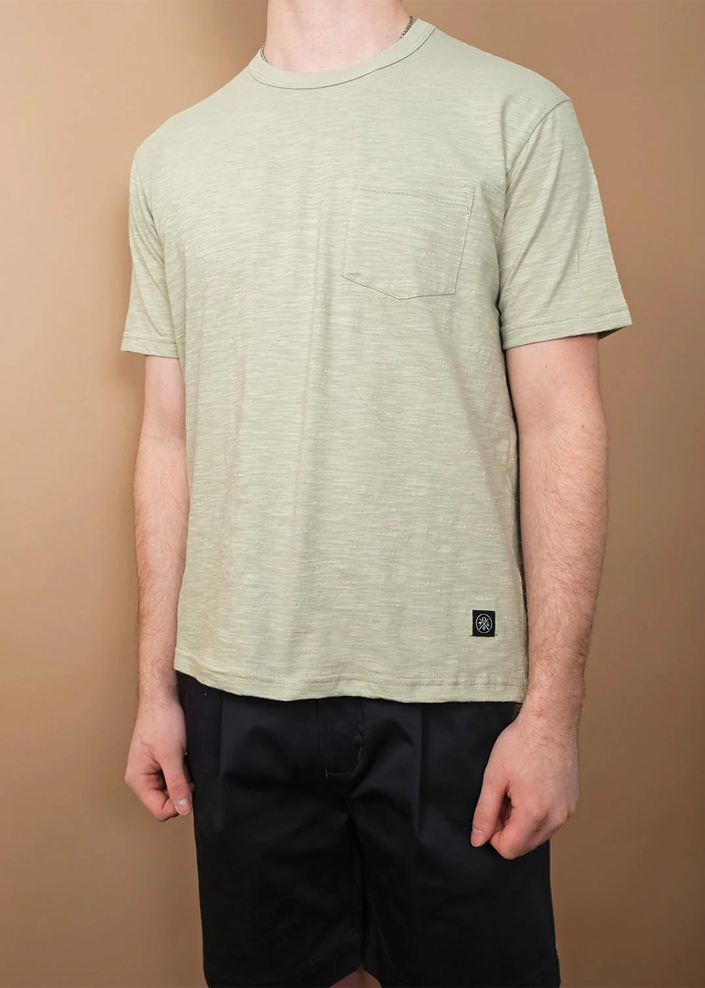 Slub SS Pocket T-Shirt - Sage - Outclass Canada - Danali