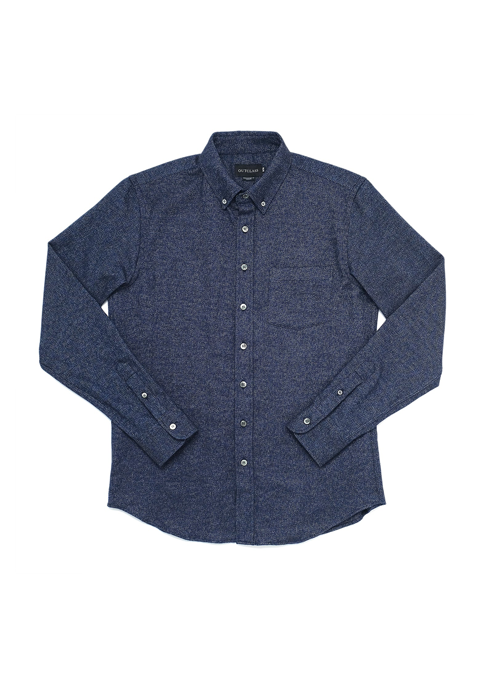 Tweed Flannel Shirt - Indigo - Outclass Canada - Danali