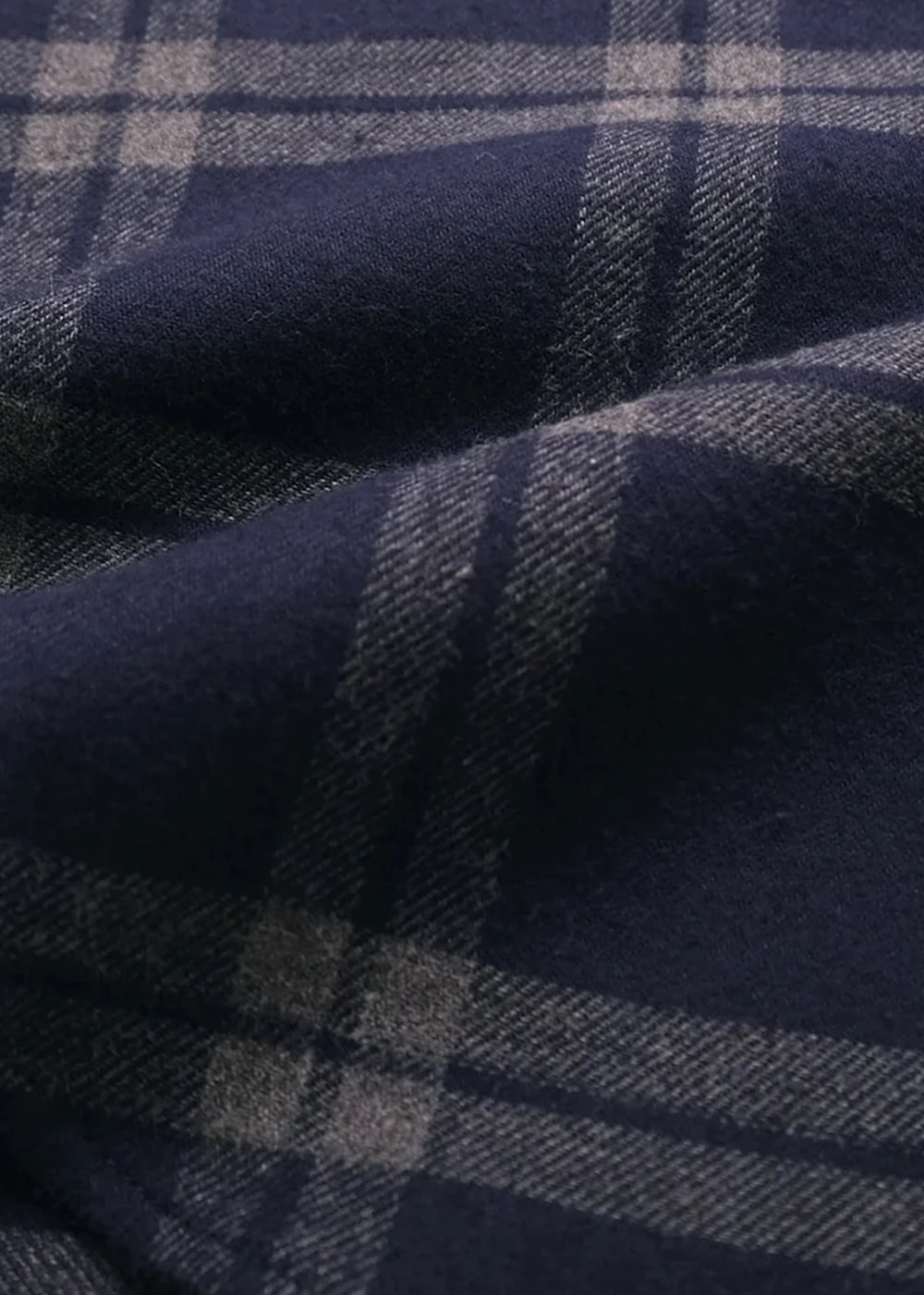 Windowpane Flannel Classic Shirt - Navy - Outclass Canada - Danali