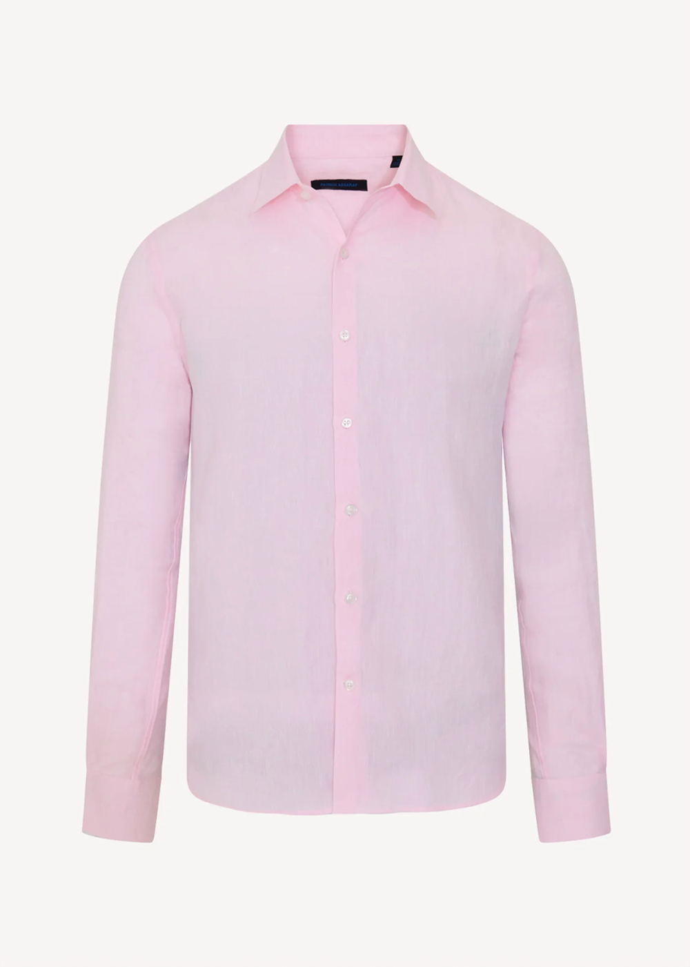 Linen Chambray Point Collar Sport Shirt - Candy - Patrick Assaraf Canada - Danali - P4313W21B