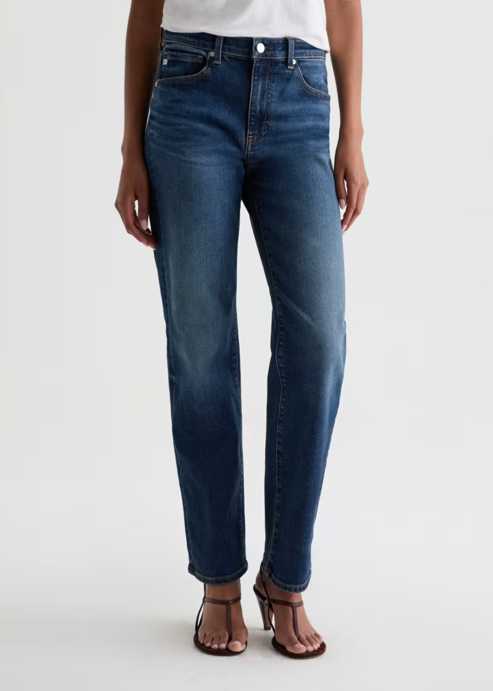 Brinley Mid Rise Straight Leg Jean - Night Cap - AG Jeans Canada - Danali - PWD1F26NTCP