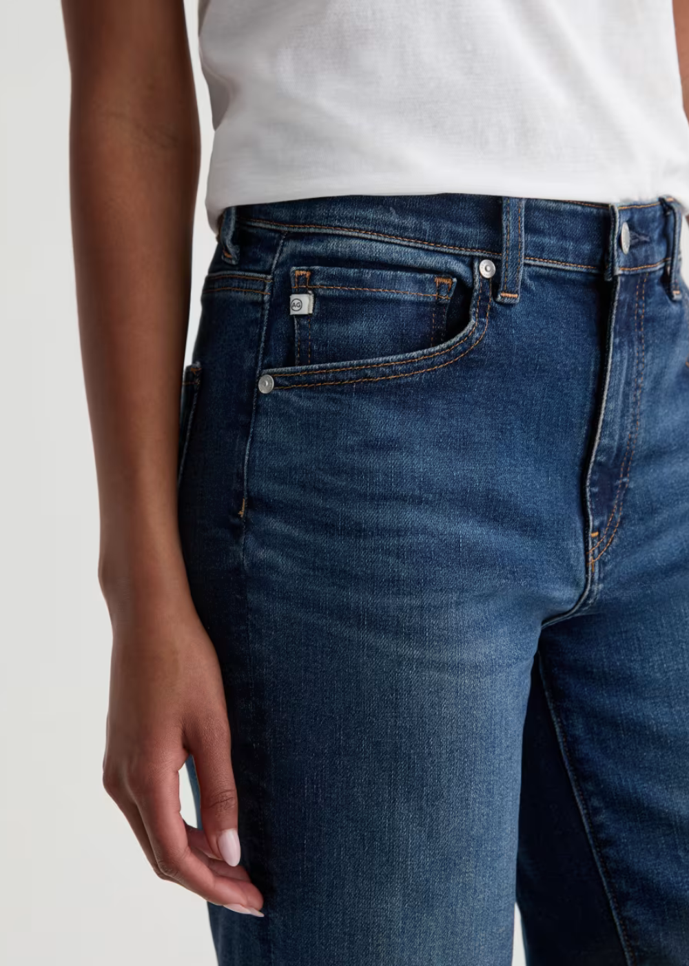 Brinley Mid Rise Straight Leg Jean - Night Cap - AG Jeans Canada - Danali - PWD1F26NTCP