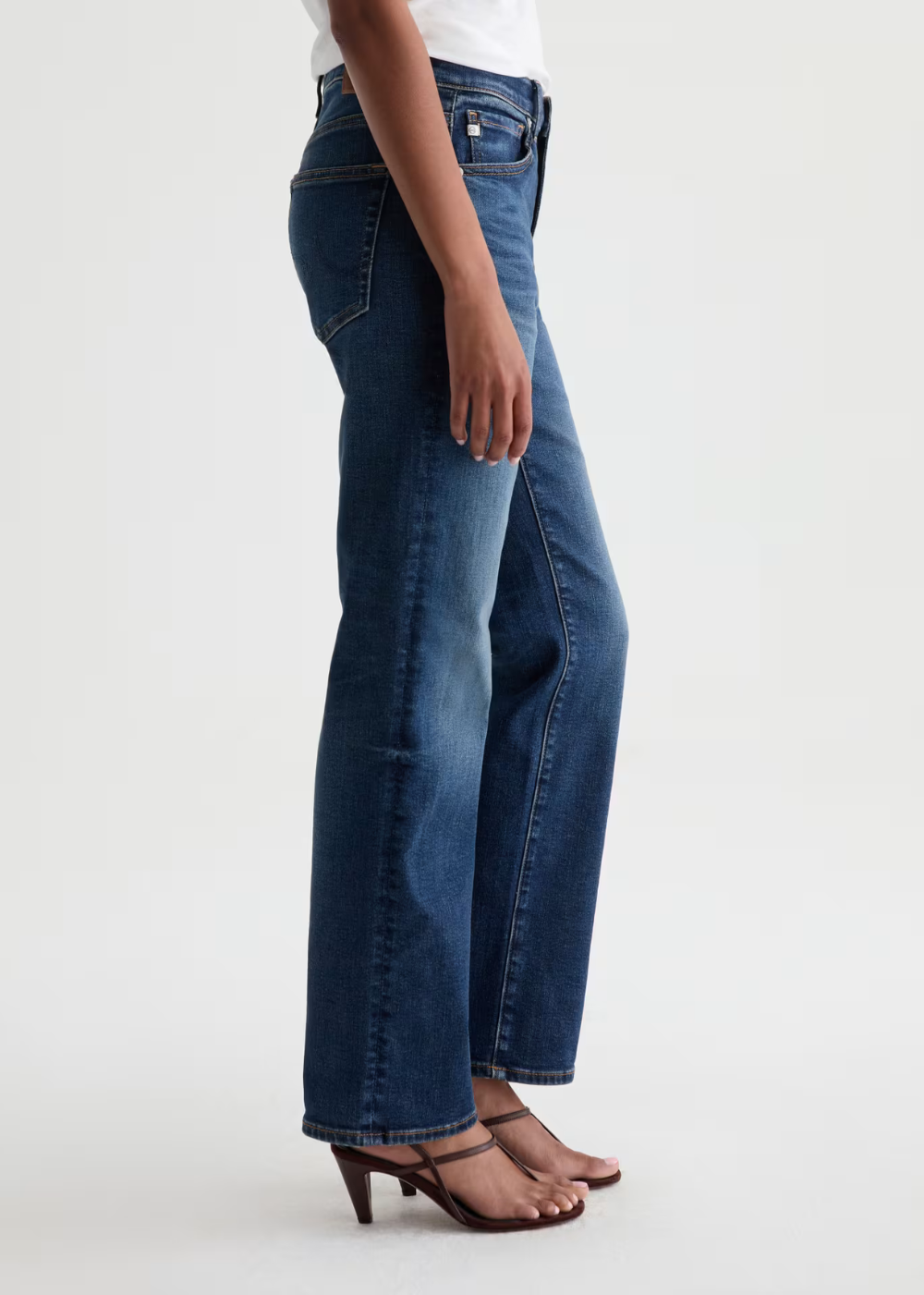 Brinley Mid Rise Straight Leg Jean - Night Cap - AG Jeans Canada - Danali - PWD1F26NTCP