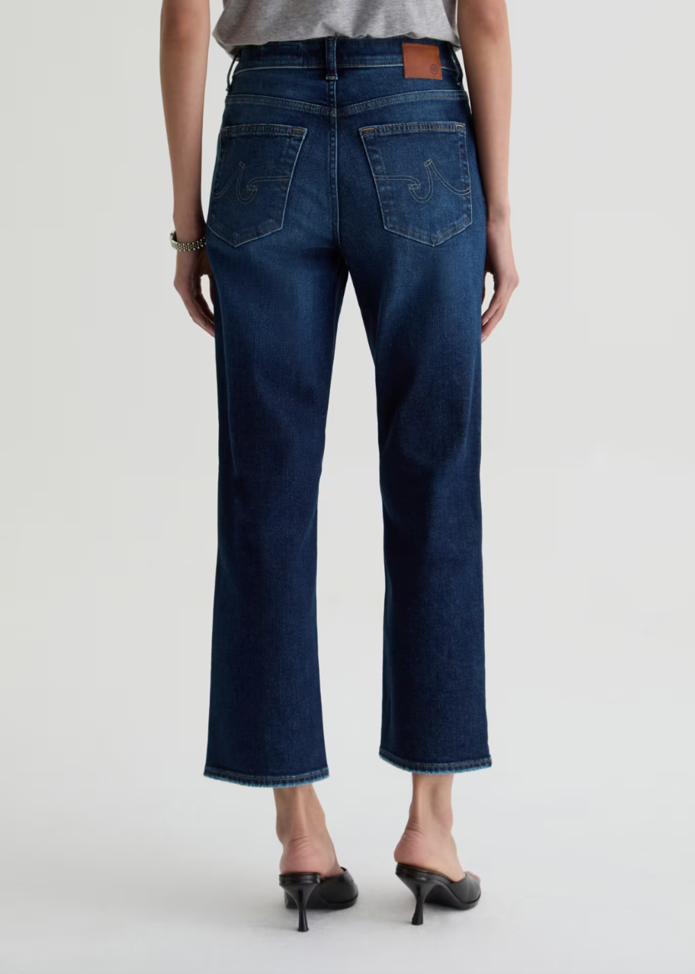 Brinley Crop Mid Rise Straight Jean - Outspoken - AG Jeans Canada - Danali - PWD1F79HBOTSP