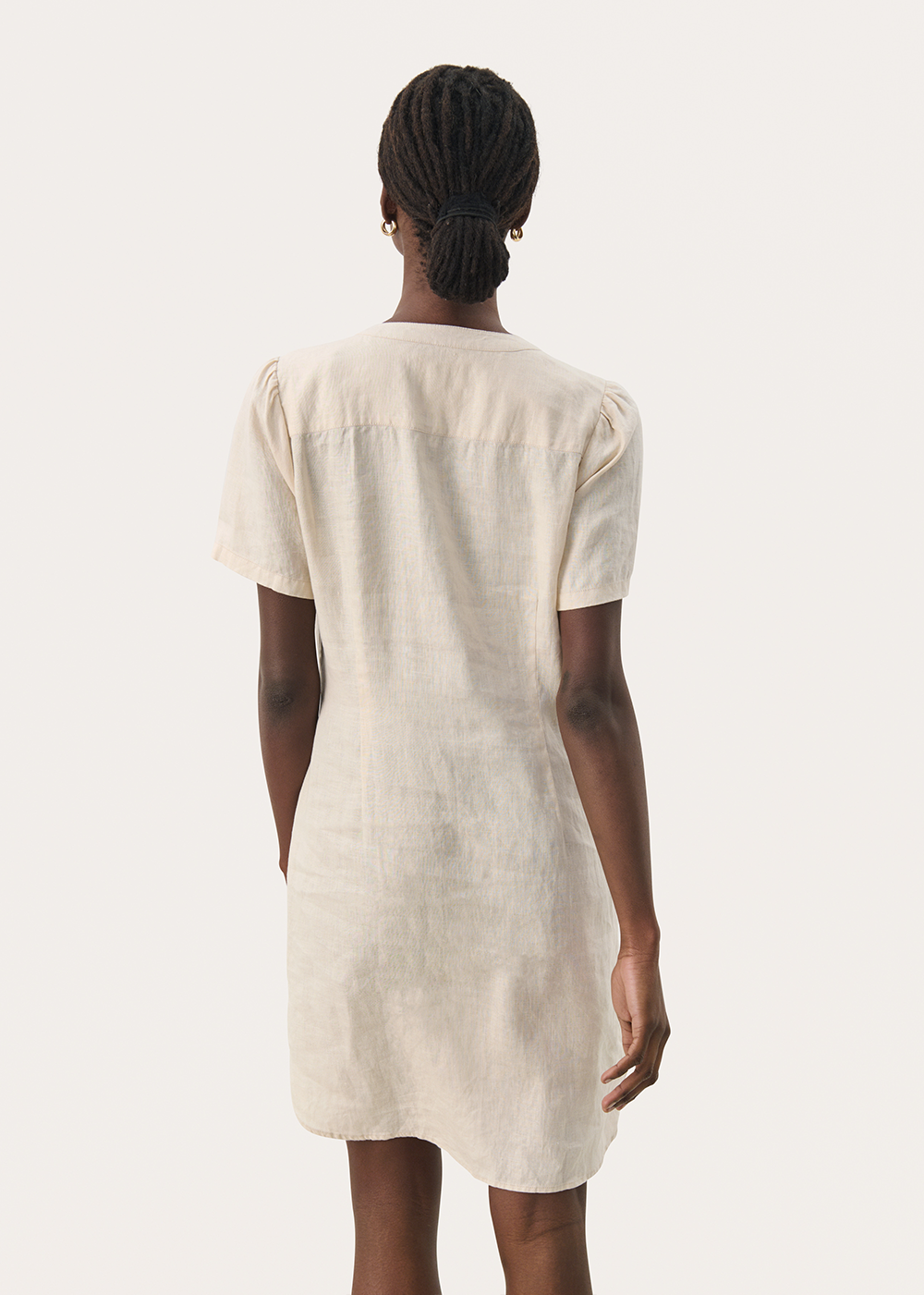 Aminase Linen Dress - French Oak - Part Two Canada - Danali