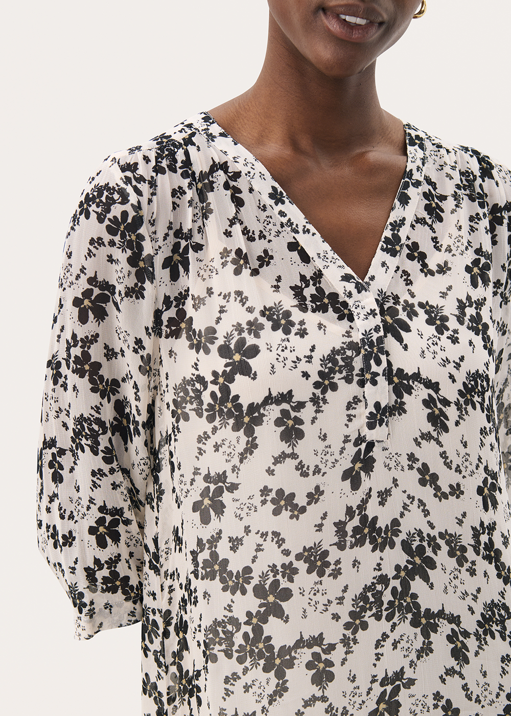 Berit Dress - Black Floral - Part Two Canada - Danali