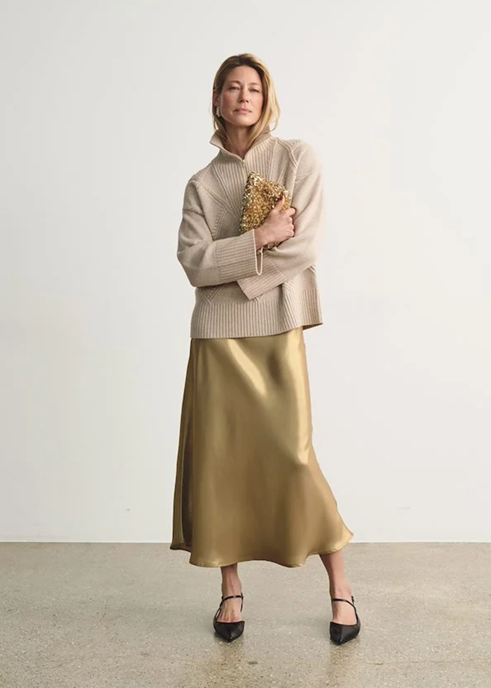 Laurinas Skirt - Gold Metallic - Part Two Canada - Danali