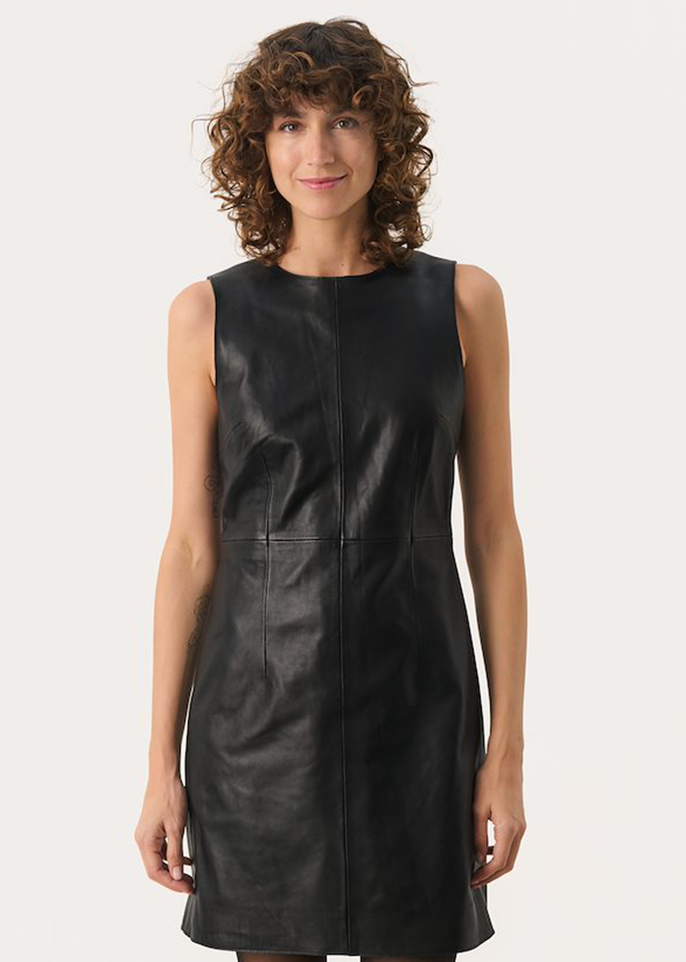 Lonika Leather Dress - Black - Part Two Canada - Danali