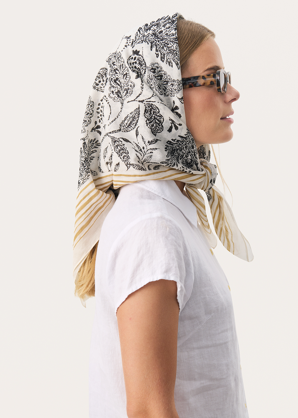 Loui Scarf - Black Paisley - Part Two Canada - Danali