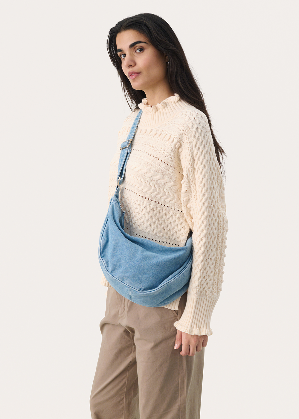 Luanes Denim Bag - Medium Blue - Part Two Canada - Danali