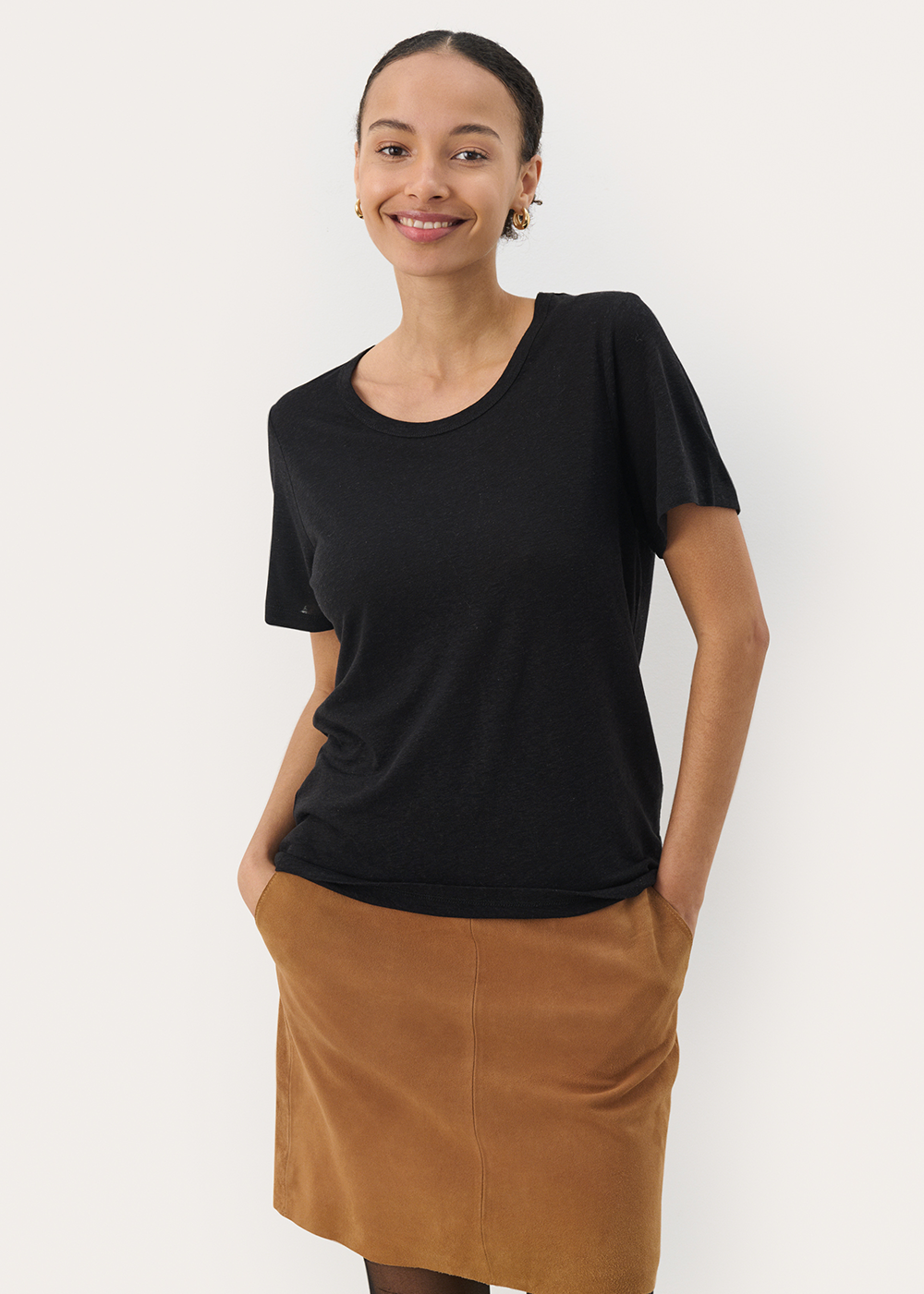 Nacima T-Shirt - Black - Part Two Canada - Danali