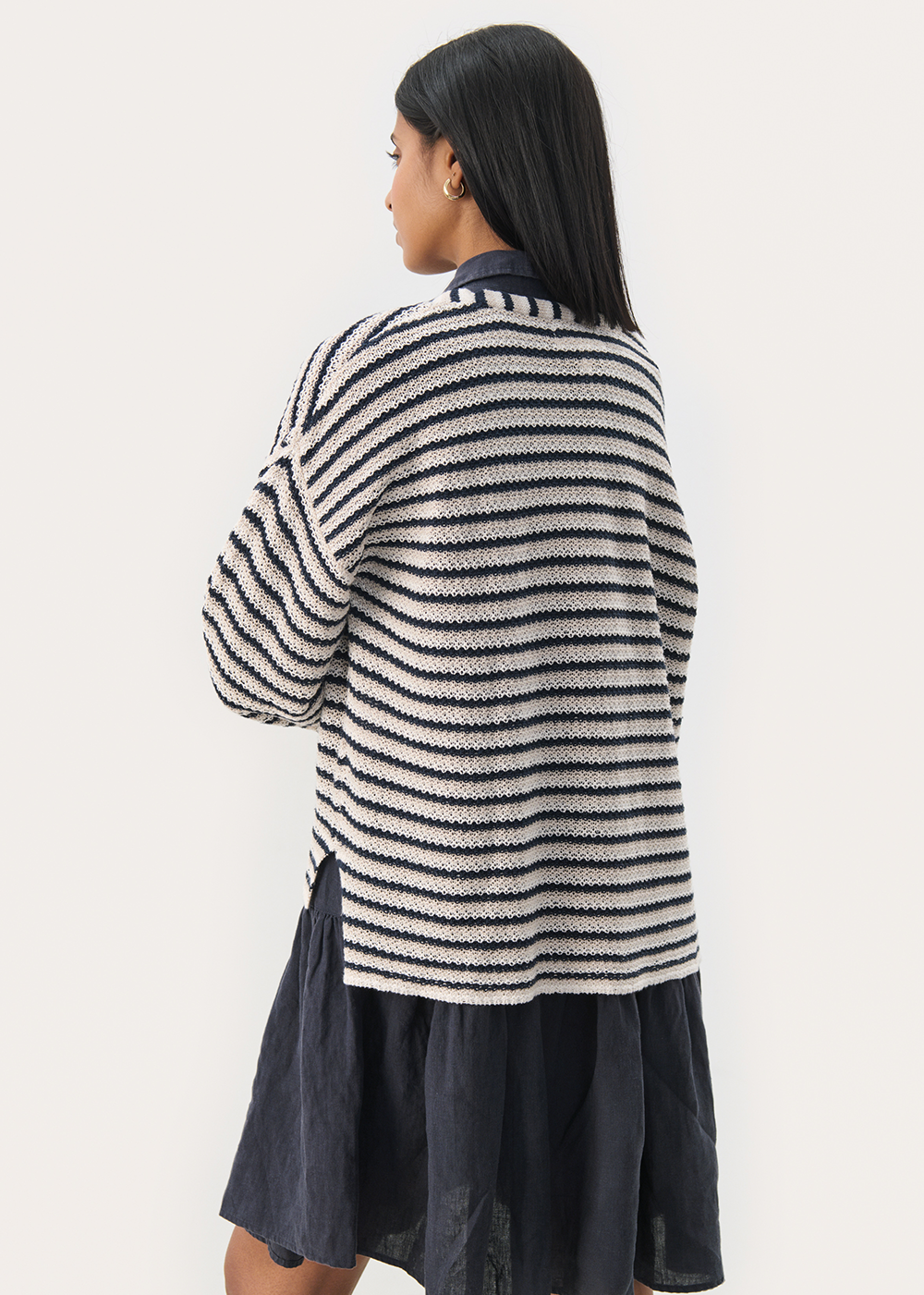 Nahni Sweater - Navy Stripe - Part Two Canada - Danali