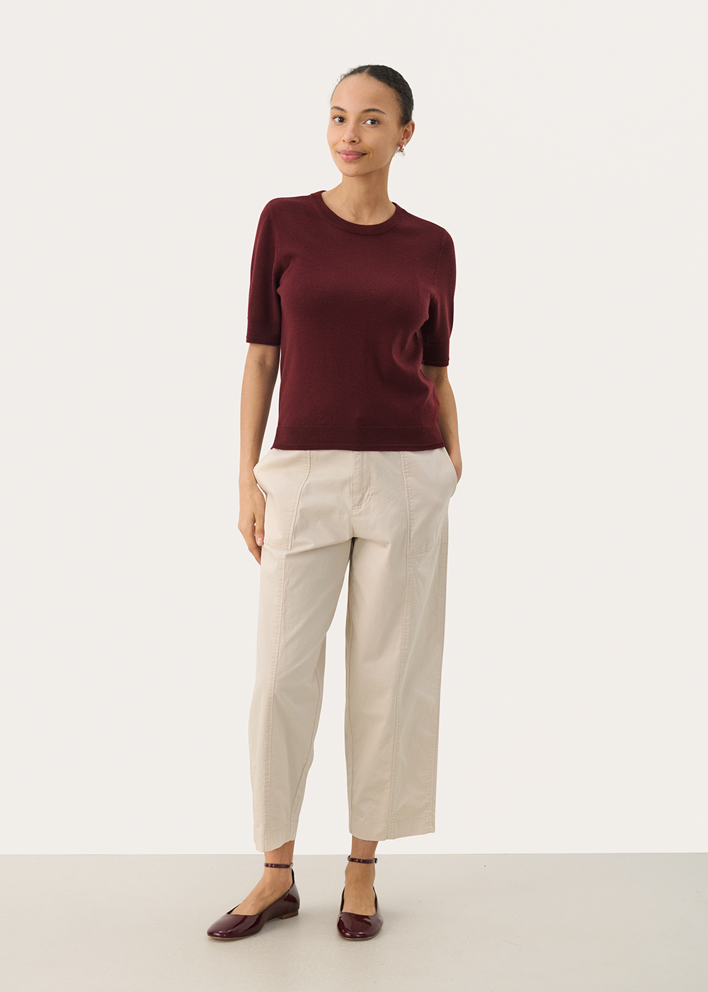 Natanya Sweater - Tawny Port - Part Two Canada - Danali