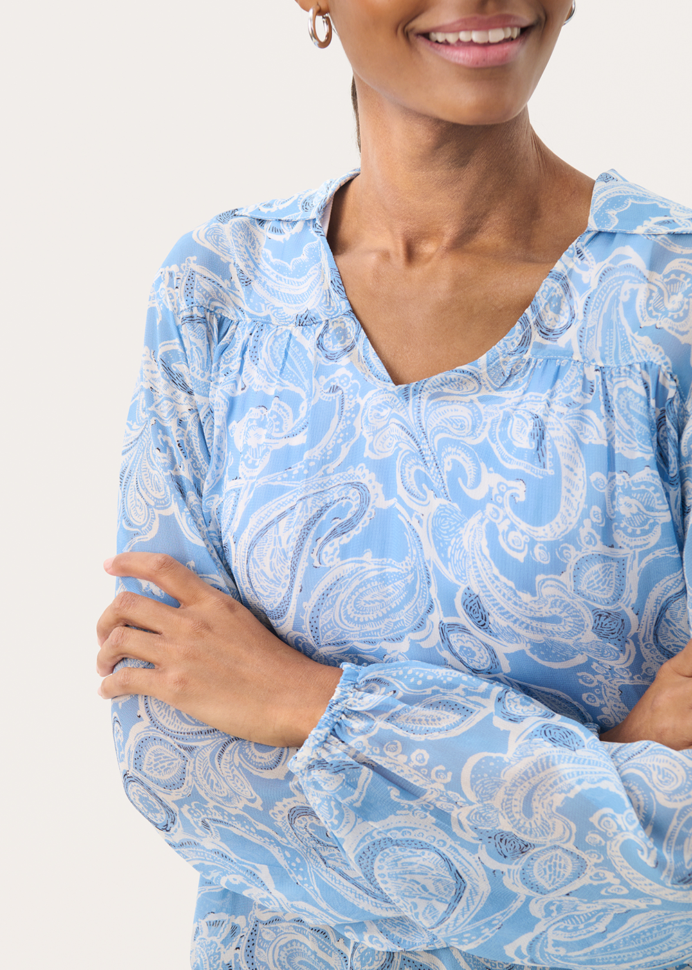 Nicholina Blouse - Silver Lake Paisley - Part Two Canada - Danali