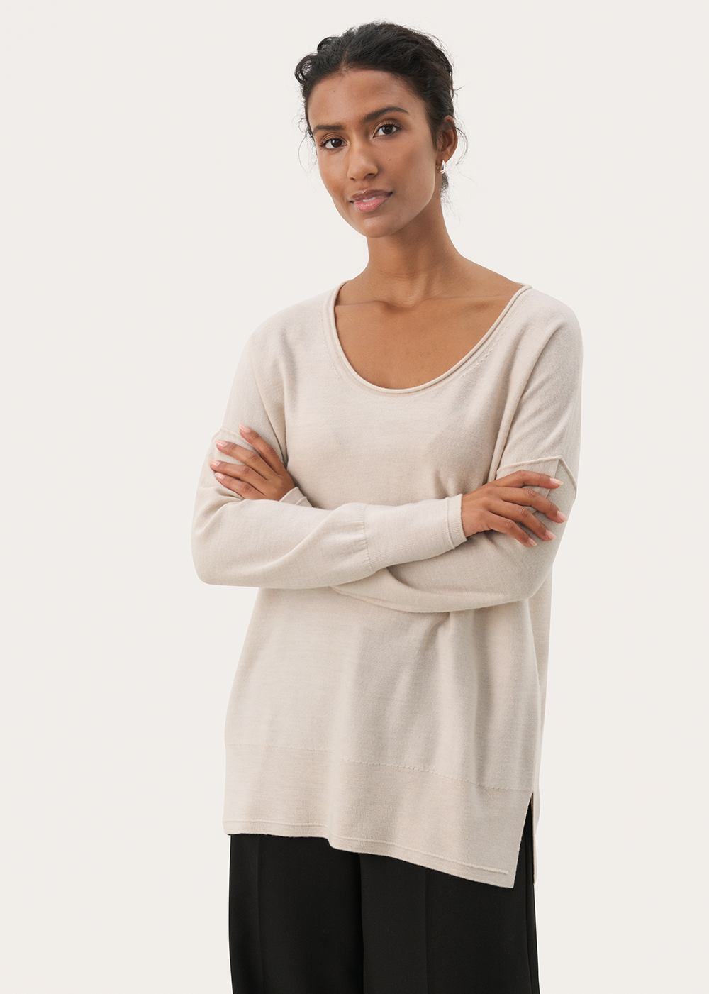 Noura Sweater - Natural Melange - Part Two Canada - Danali