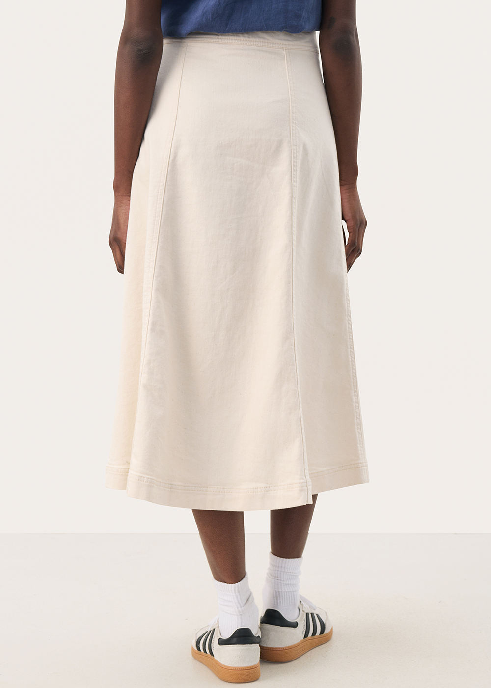 Rachida Denim Skirt - Natural - Part Two Canada - Danali