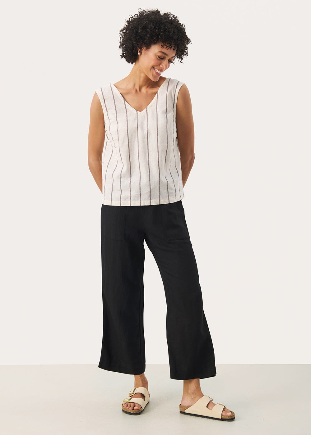 Remi Top - Eggnog/Brown - Part Two Canada - Danali