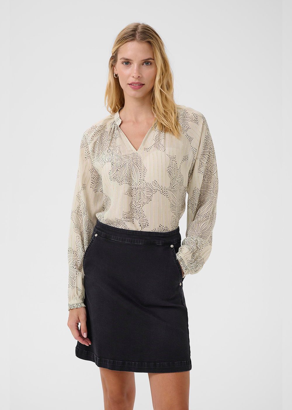 Svara Blouse - French Oak Dot - Part Two Canada - Danali