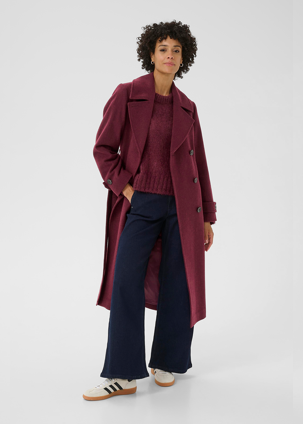 Synne Coat - Tawny Port Melange - Part Two Canada - Danali