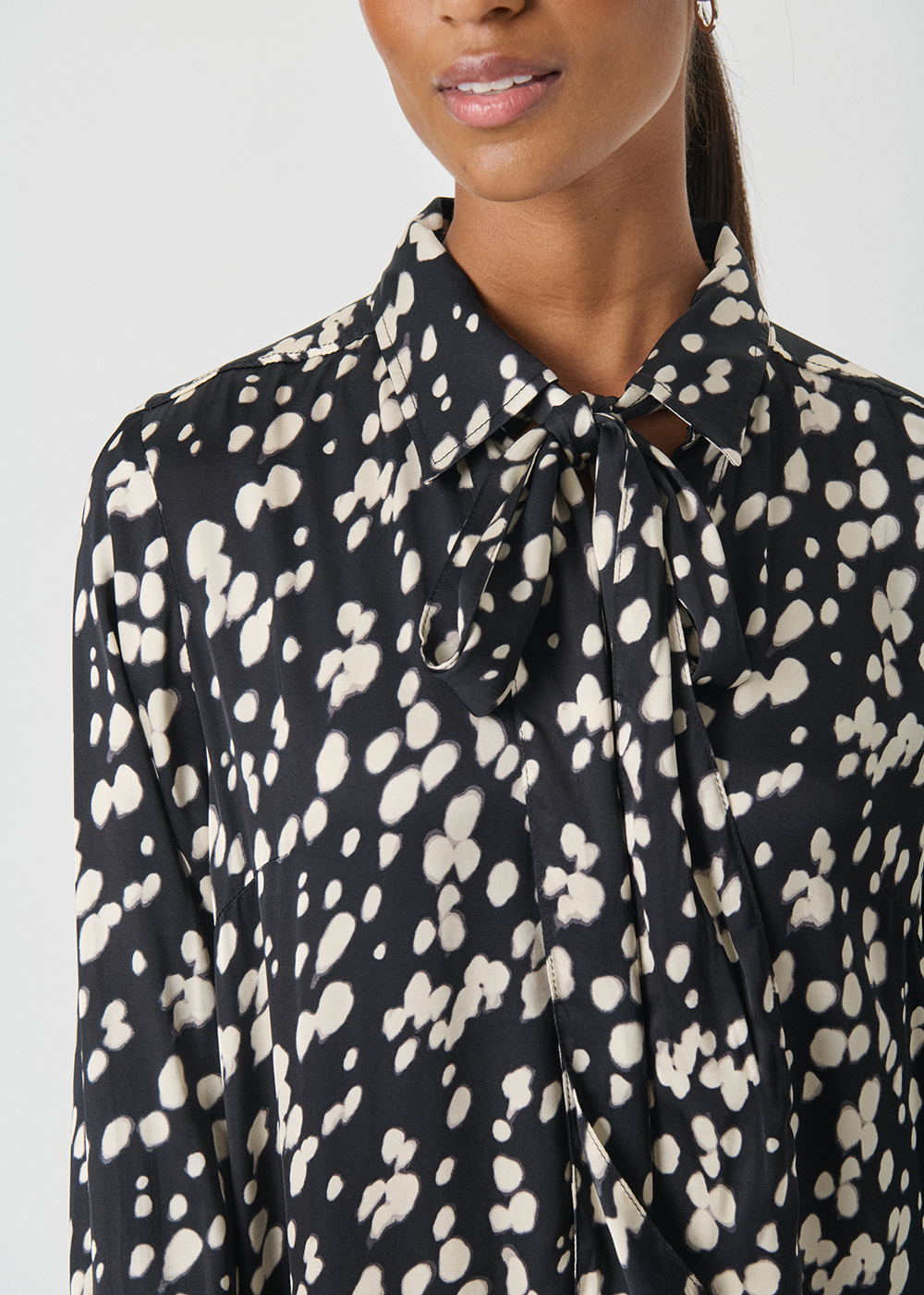 Varna Dress - Black Dot Print - Part Two Canada - Danali