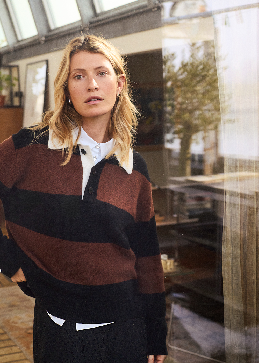 Vinkela Rugby Sweater - Sorrel Horse/Black - Part Two Canada - Danali
